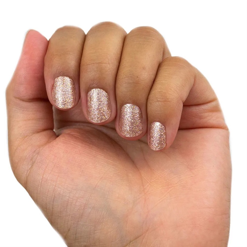 *Retired* Color Street: Chelsea Ya Later | Gold Metallic Sparkle Glitter Party - Picture 10 of 13